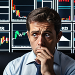**

A worried investor surrounded by fluctuating market graphs, highlighting the risks associated with REIT investments. Emphasis on the importance of diversification. The scene should visually represent financial uncertainty and the need for a balanced portfolio.

**